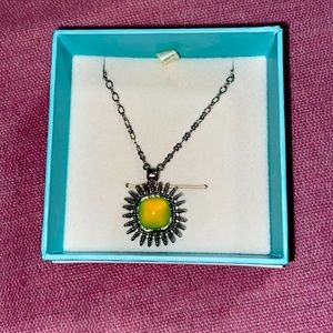 Knight & Day Unique Yellow/Green Necklace